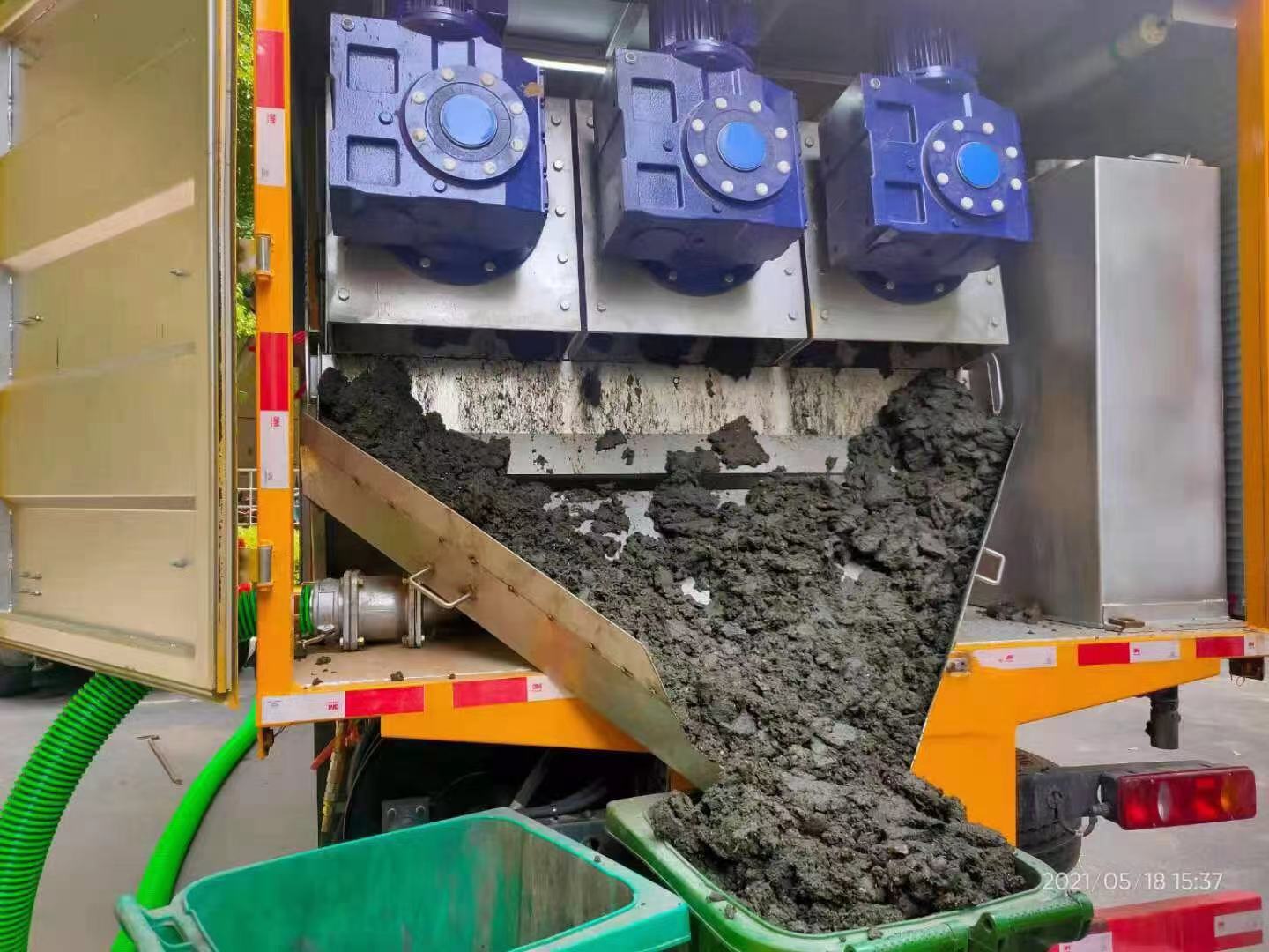 鼎城化粪池清掏城市维护站-泥浆净化干湿分离处理